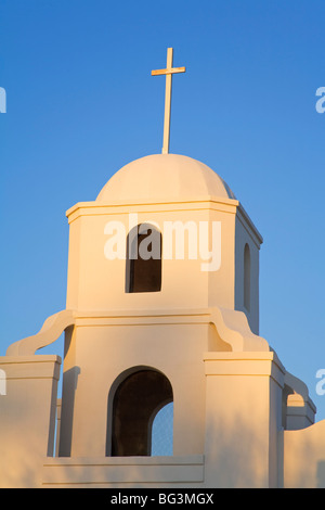 Old Adobe Mission Church, Scottsdale, Phoenix, Arizona, United States of America, North America Stock Photo