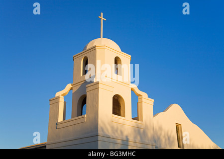 Old Adobe Mission Church, Scottsdale, Phoenix, Arizona, United States of America, North America Stock Photo