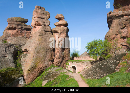 Kaleto fortress, rock formations, Belogradchik, Bulgaria, Europe Stock Photo