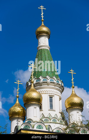 St. Nikolai Russian church, Sofia, Bulgaria, Europe Stock Photo