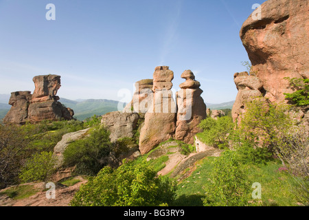 Rock formations, Kaleto fortress, Belogradchik, Bulgaria, Europe Stock Photo