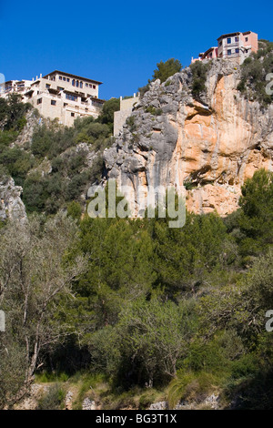 Galilea village, Sierra de Tramontana, Majorca, Balearic Islands, Spain, Europe Stock Photo