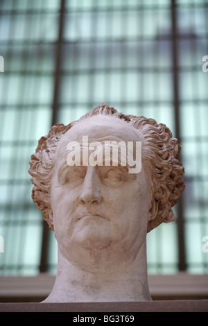 Johann Wolfgang von Goethe bust by David d'Angers, D'Orsay Museum,  Paris, France Stock Photo