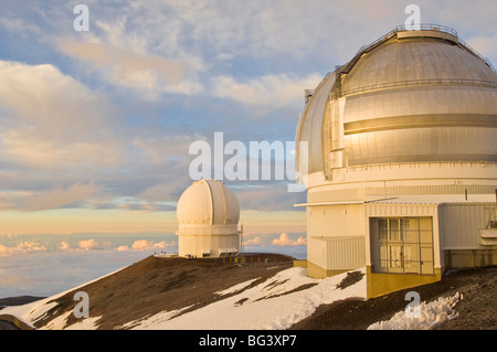 Observatory, Mauna Kea, Big Island, Hawaii, United States of America, North America Stock Photo
