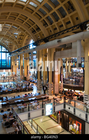 Argentina, Buenos Aires, Abasto, interior of the Mercado de Abasto mall, formerly a vegetable market Stock Photo