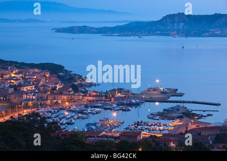 Italy, Sardinia, Northern Sardinia, Palau, view of town and harbour Stock Photo