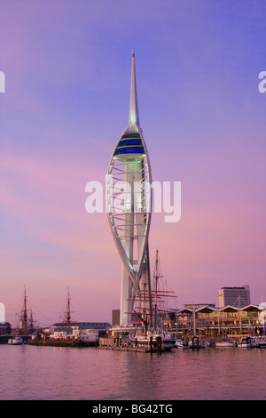 Spinnaker Tower, Portsmouth, Hampshire, England, UK Stock Photo