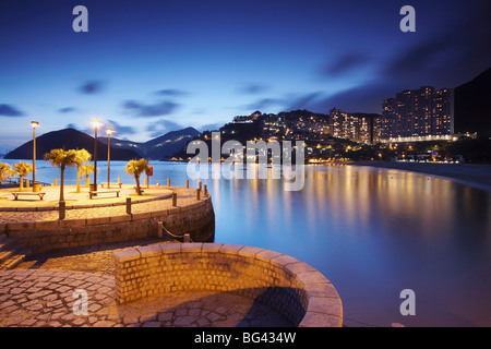 Repulse Bay at dusk, Hong Kong Island, Hong Kong, China, Asia Stock Photo