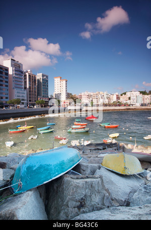 Fishing boats in Stanley Bay, Hong Kong Island, Hong Kong, China, Asia Stock Photo