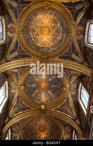 England, London, St Paul's Cathedral, Mosaic Ceiling of the Quire Stock Photo
