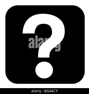 Illustration of green question mark button isolated on white background  Stock Photo - Alamy