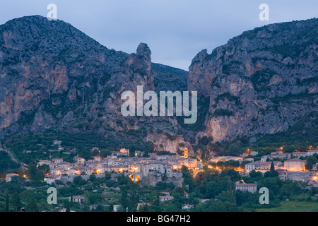 Moustiers Sainte Marie, Alpes de Haute Provence, France Stock Photo