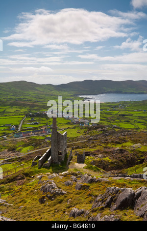 Old copper mine, Allihies, Beara Peninsula, Co. Cork & Co. Kerry, Ireland Stock Photo