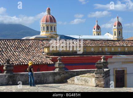 Nicaragua, Granada, Cathedral of Granada, Tourist Stock Photo