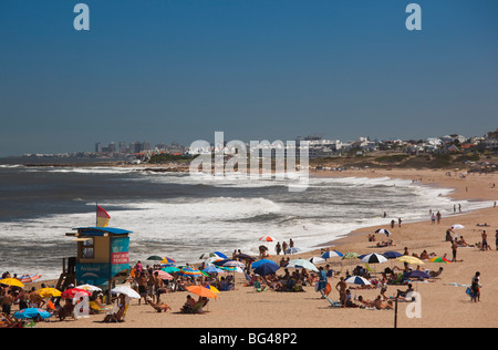 Uruguay, Punta del Este area, La Barra, Playa Montoya beach Stock Photo