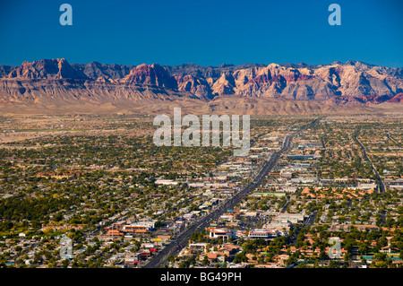 Aerial View of Desert Outside of Las Vegas, Nevada, USA Stock Photo - Alamy