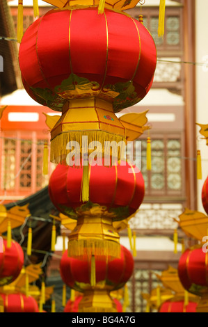 China, Shanghai, Old Town, Yuyuan Gardens and Bazaar Stock Photo