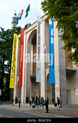 Triennale of Milan, Frank O. Gehry exhibition, Milan, Italy (27.10.09) Stock Photo
