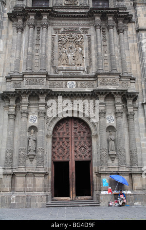 Church of Santo Domingo, Plaza de Santo Domingo, Mexico City, Mexico, North America Stock Photo