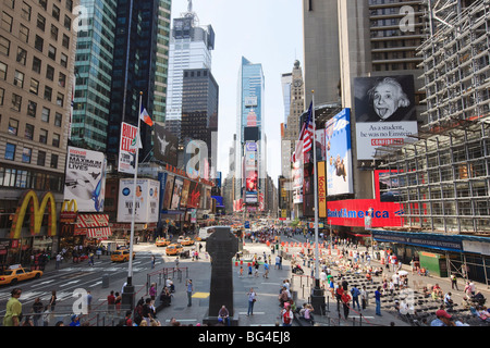 Times Square, Midtown, Manhattan, New York City, New York, United States of America, North America Stock Photo