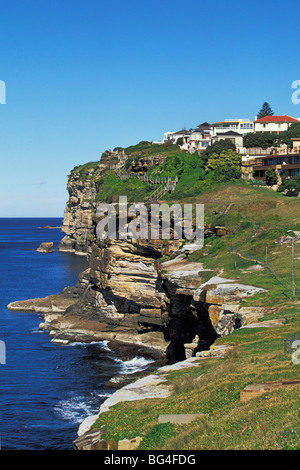 The Diamond Bay Reserve section of the Dover Heights to Vaucluse Cliff Walk, Dover Heights, Sydney, New South Wales, Australia Stock Photo