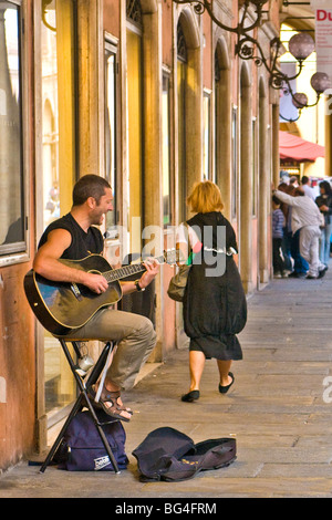 Emilia street, Via Emilia, Modena, Italy Stock Photo