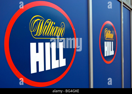 branch of the bookmakers william hill on goldhawk road, shepherds bush, london, england Stock Photo