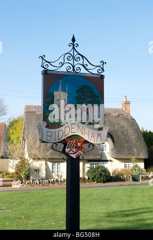 BIDDENHAM village Bedfordshire Stock Photo