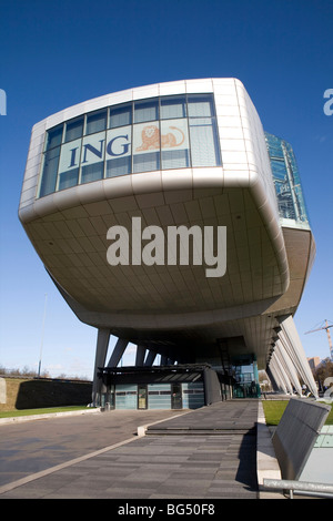 ING bank main office in Amsterdam. Stock Photo