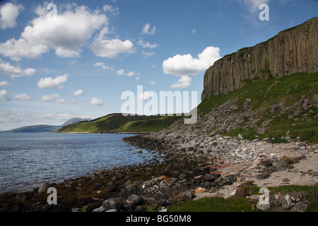 Basalt Columns, Near Blackwaterfoot, The Isle of Arran, Scotland, June 2009 Stock Photo