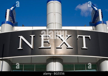 next shop sign gallions reach shopping centre within the M25 east london england uk gb Stock Photo