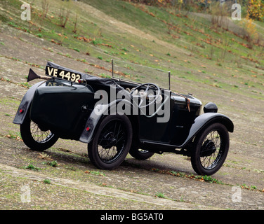 Austin 7 EA sports or Ulster, 1930, on the banking at the Brooklands Museum Stock Photo