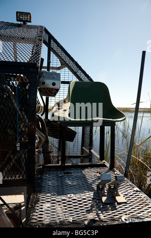 Air boat used in the everglades in Florida, USA Stock Photo
