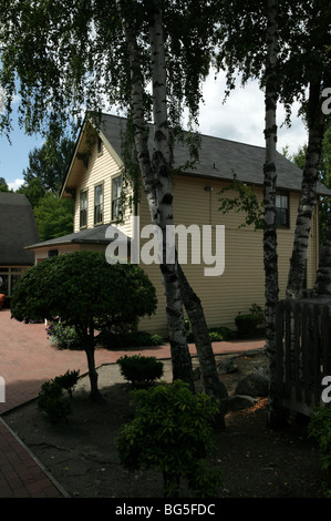 Photograph of  McQuade House, Gilman Village, Issaquah, WA Stock Photo
