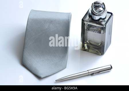 Men accessories tie perfume pen hi-res stock photography and images - Alamy