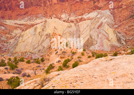 Upheaval Dome, Island in the Sky, Canyonlands National Park, Utah Stock Photo