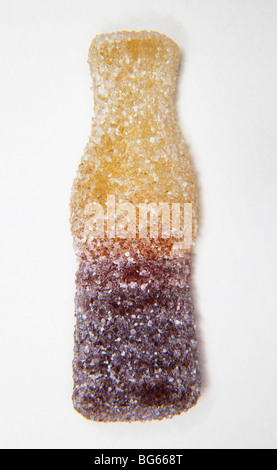 'retro sweets' fizzy  sherbet cola bottle Stock Photo