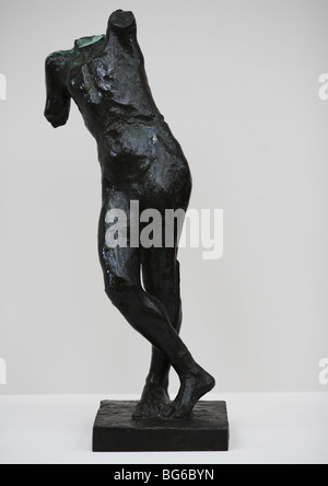 Genie Funeraire by Auguste Rodin, Musée d'Orsay (Orsay Museum), Paris, France Stock Photo