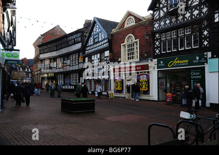 Nantwich market town centre Cheshire England UK GB Stock Photo - Alamy