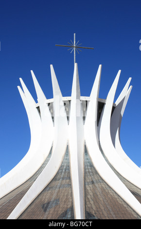 Cathedral of brasilia, oscar Niemeyer Stock Photo