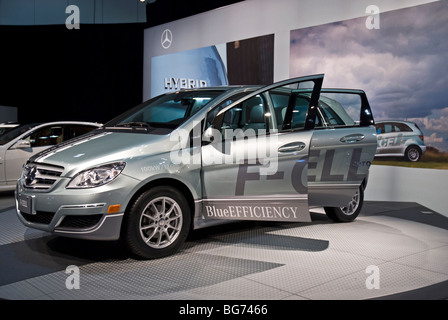 A Mercedes-Benz B-Class F-Cell Tourer at the 2009 LA Auto Show in the Los Angeles Convention Center, Los Angeles, California. Stock Photo