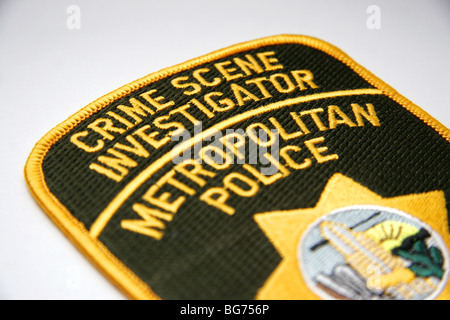 Genuine CSI Las Vegas Police patch Stock Photo