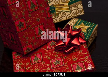 Christmas or birthday presents Stock Photo