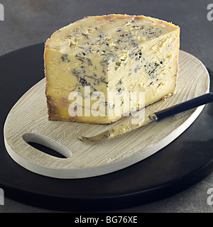 Daylesford Organic farm Stitchleton blue cheese Stock Photo