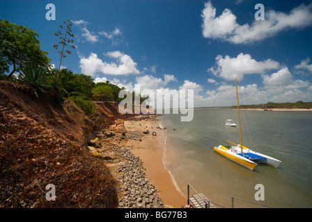 Tropical coast of Tibau do Sul near pipa brazil Stock Photo