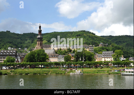 The bustling tourist town of Cochem on the River Moselle in Germany Stock Photo