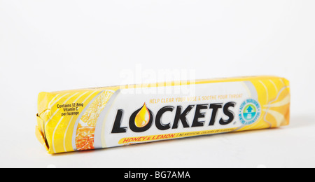 lockets 'cough sweets' Stock Photo