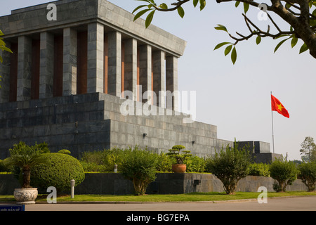 The Ho Chi Minh Mausoleum in Hanoi Vietnam Stock Photo