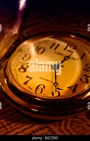Closeup of pocketwatch Stock Photo