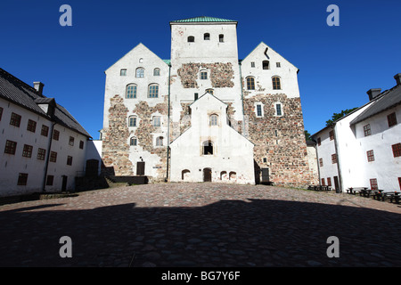 Finland, Region of Finland Proper, Western Finland, Turku, Turku Medieval Castle Stock Photo